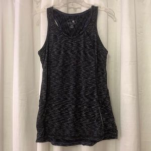 Black / grey Workout top